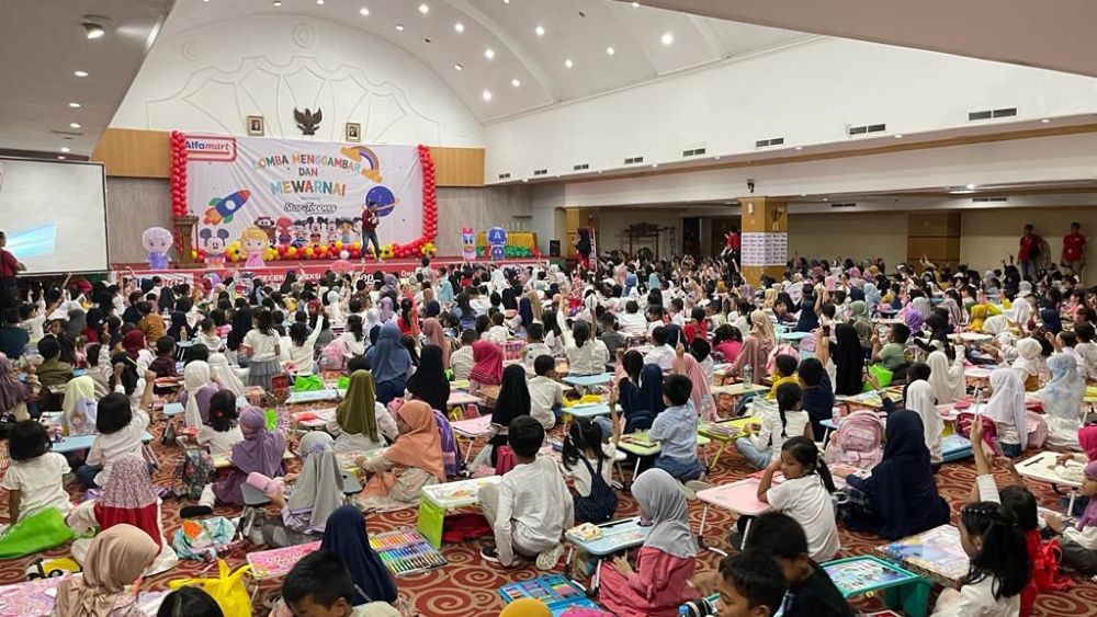 Alfamart Meriahkan Hari Anak Nasional Bersama 1.000 Anak di Medan