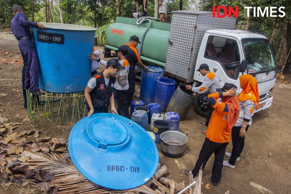 BPBD Balam Sediakan Air Bersih Gratis, Imbas Cuaca Panas Ekstrem