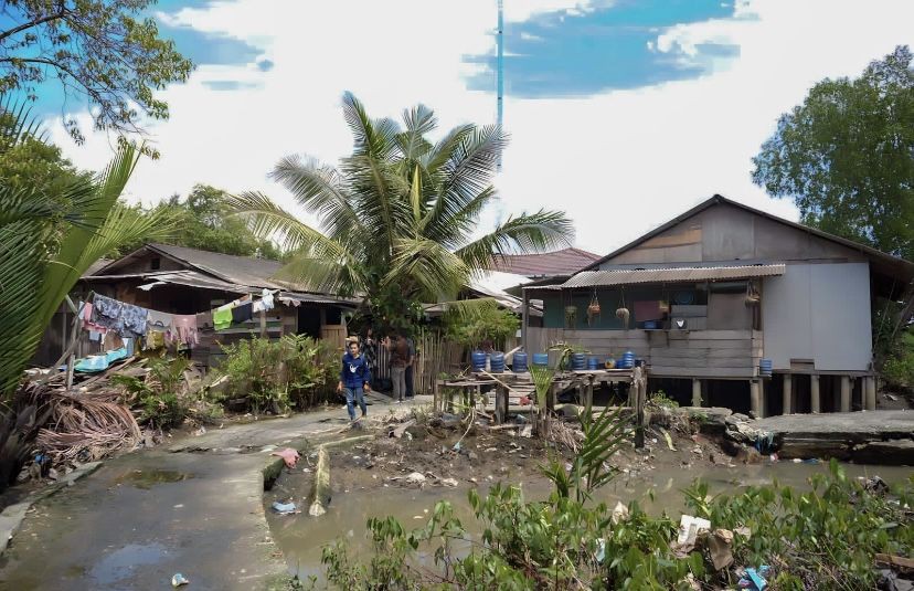 Banjir Rob, Masyarakat Belawan Bahari Tagih Tanggul dan Rumah Pompa