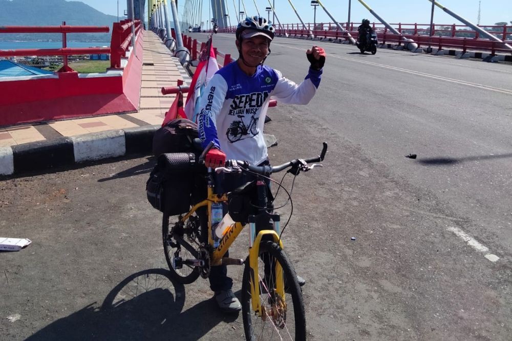 Made Raka, Warga Bali Pertama Solo Ride Keliling Nusantara