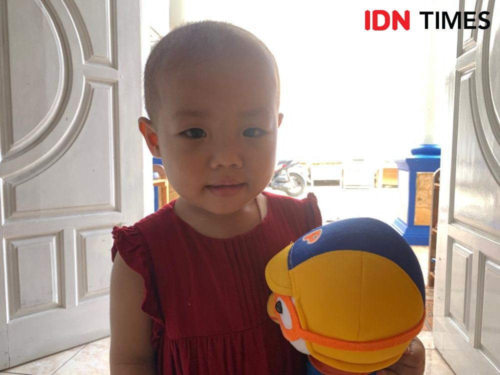 Cerita Alenta, Bayi Berusia 2 Tahun Penderita Leukimia di Lampung