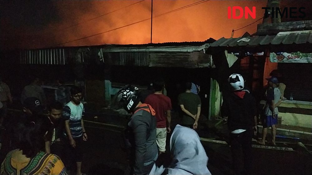 Kebakaran, Kerugian Pedagang Pasar Sadang Serang Capai Rp17 Miliar
