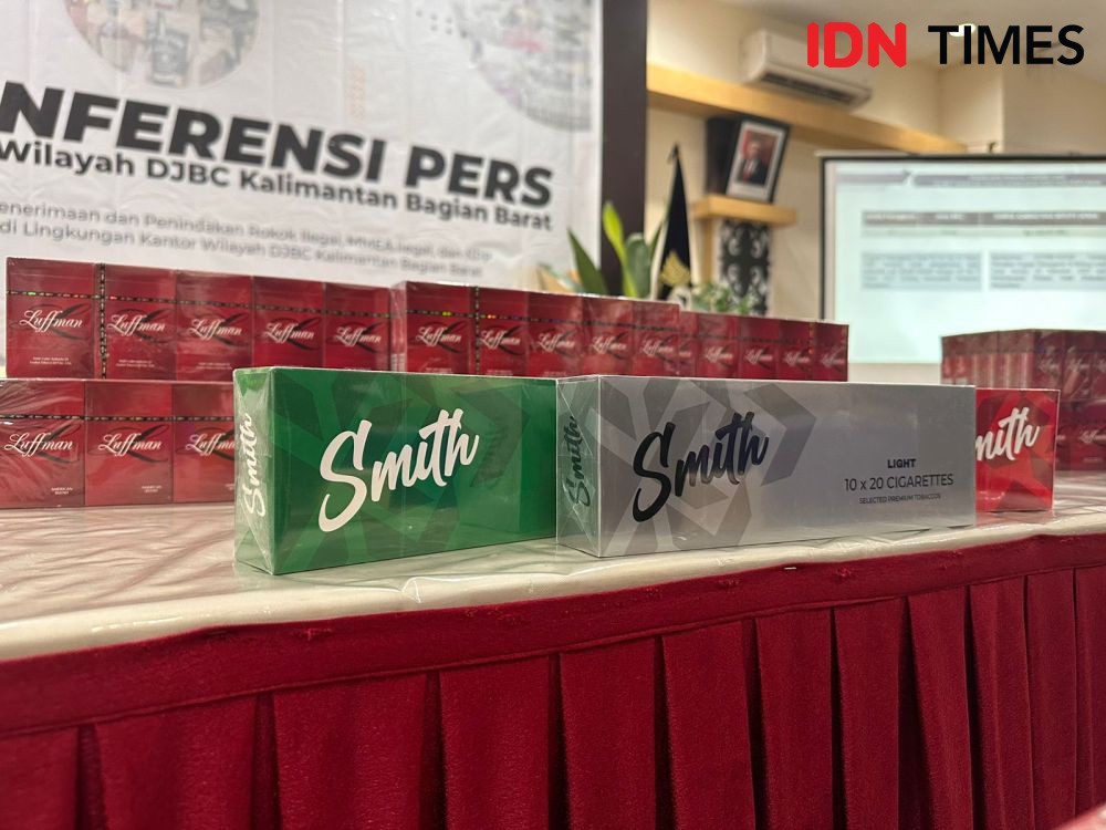 Bea Cukai Kalbar Tindak Jutaan Rokok Ilegal asal Malaysia dan Jawa