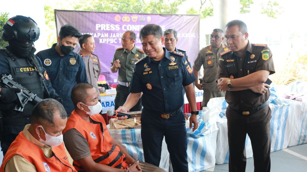 Peredaran 1,4 Juta Rokok Ilegal Digagalkan di Semarang