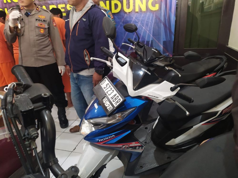 Komplotan Pencuri di Bandung Diringkus, Kerap Jual Motor ke Garut