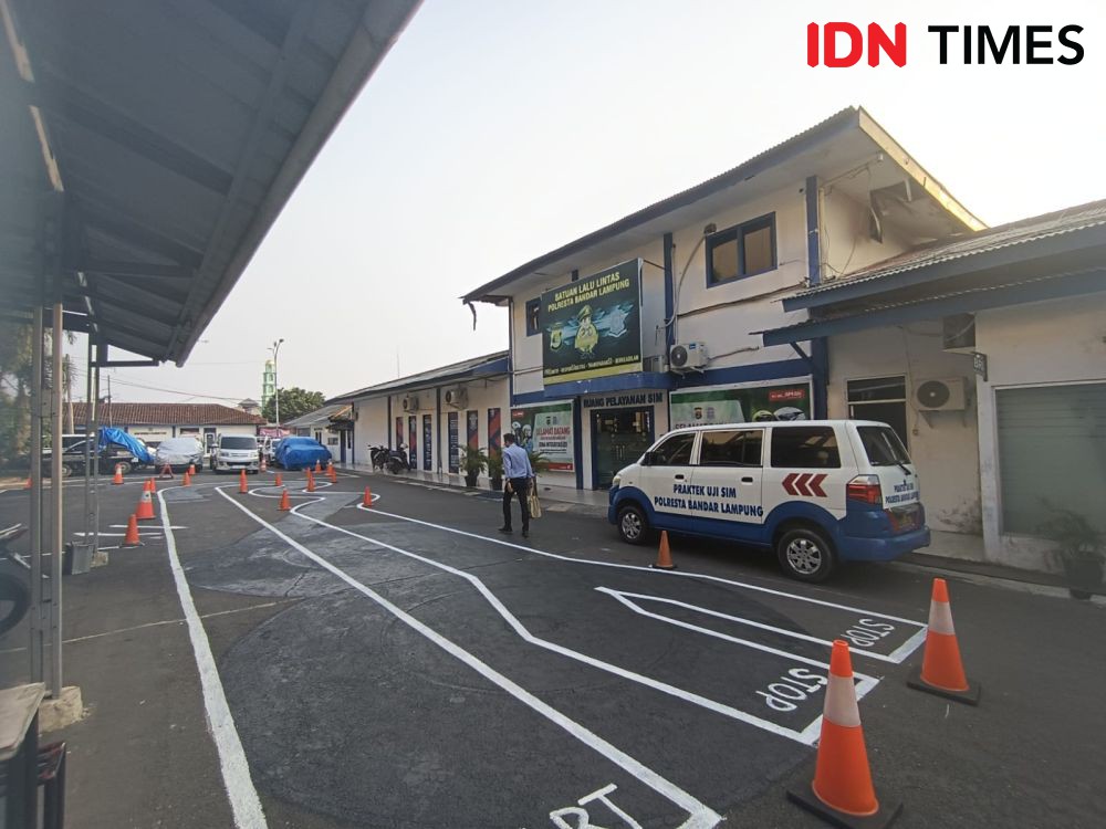 Satlantas Polresta Bandar Lampung Hapus Ujian SIM Zig-zag dan Angka 8