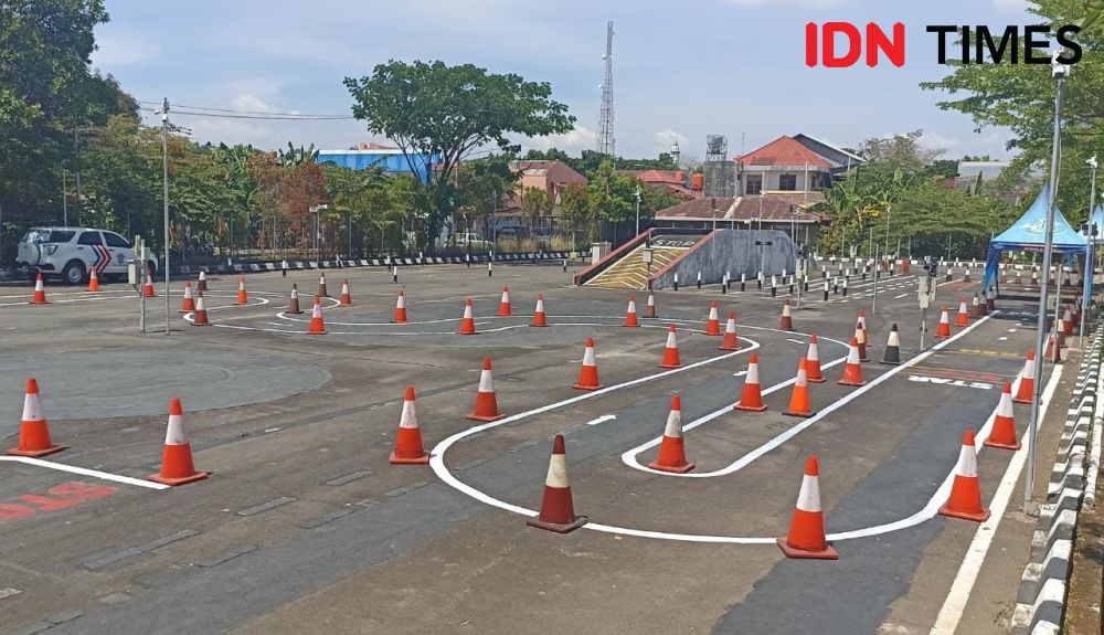 Layout Baru Praktik Ujian SIM C, Warga Makassar Anggap Lebih Mudah