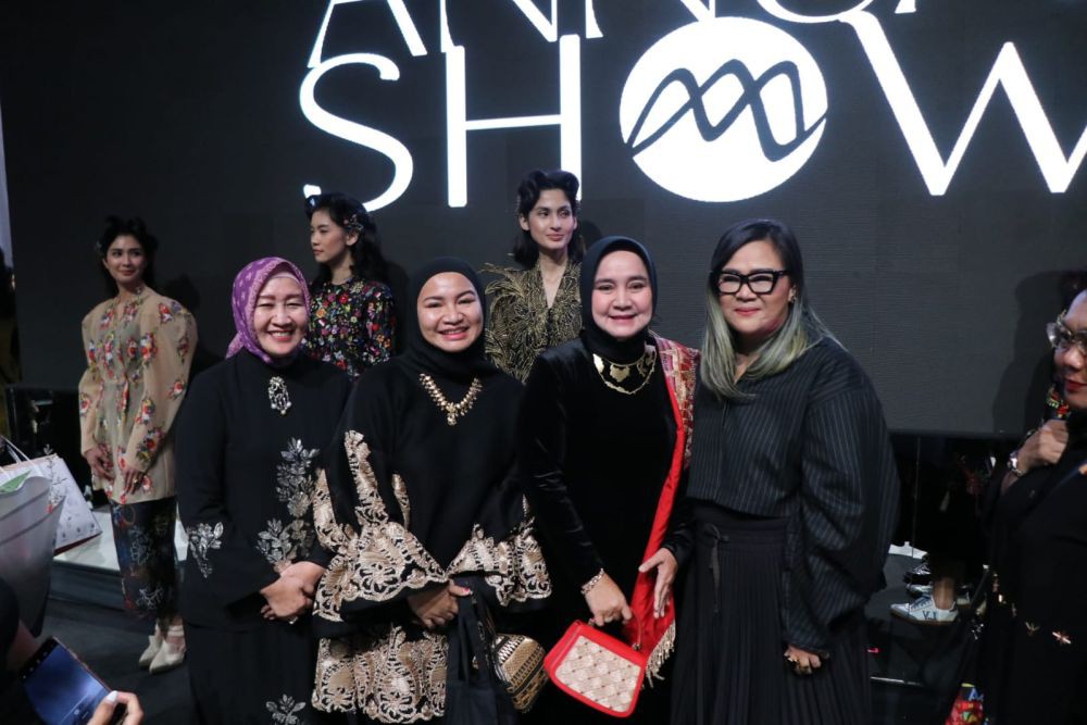 Tenun Tapis Lampung Melenggang di Kulturibrasi Annual Show 2023