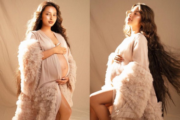 Hamil 9 Bulan, 7 Potret Maternity Shoot Hot Mama Jennifer Coppen