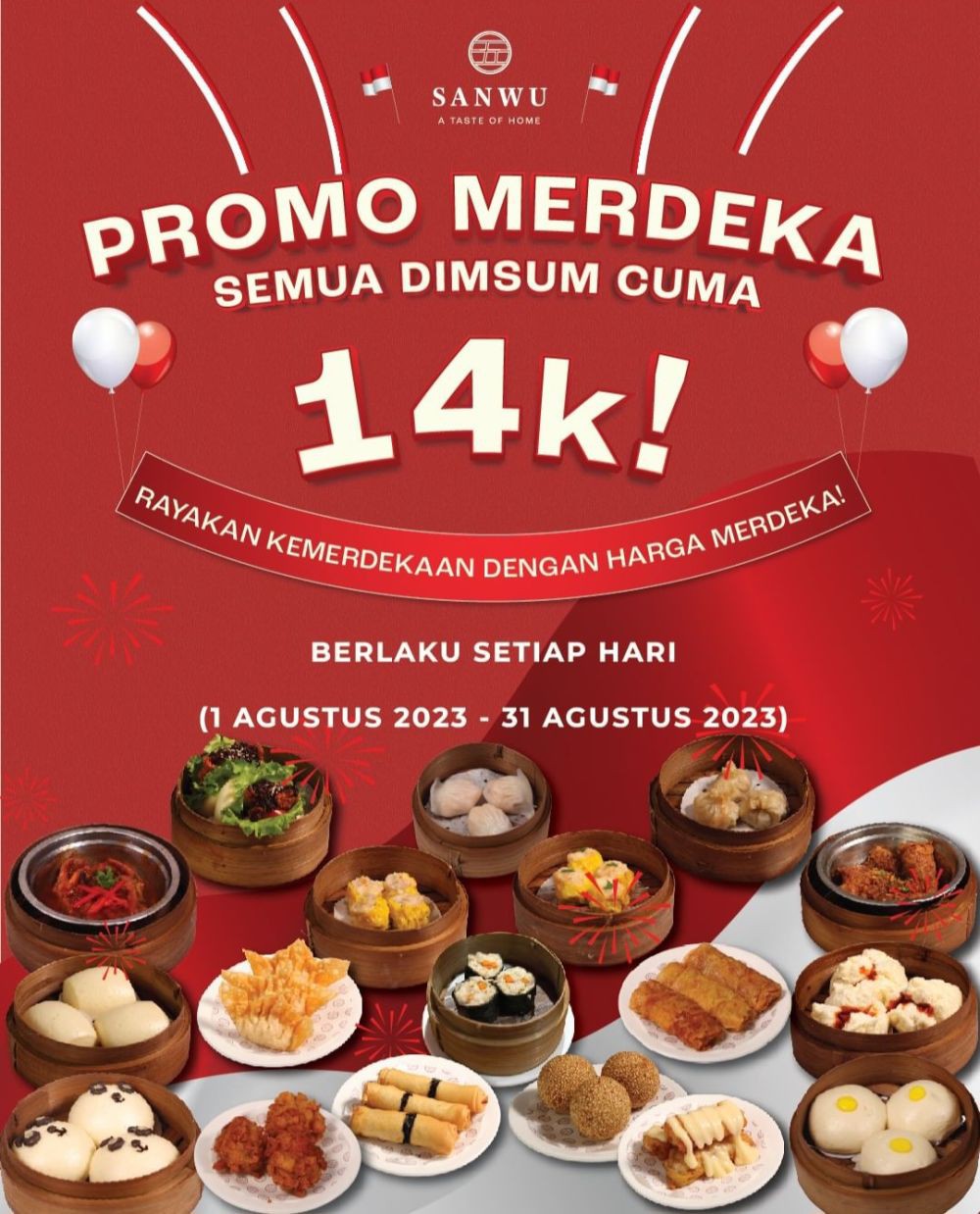 Promo Agustusan 2023 Kuliner Cafe dan Resto Bandar Lampung, Ngiler!