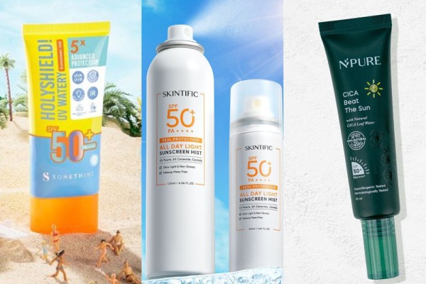 15 Rekomendasi Sunscreen SPF 50 Dari Gel Hingga Spray