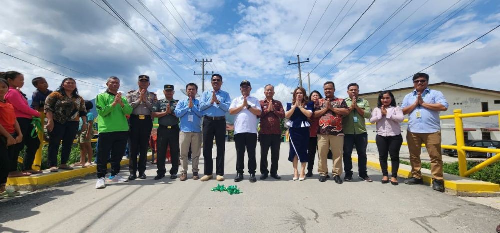 TPL Tuntaskan Pembangunan Jembatan Aek Mandosi IV di Toba
