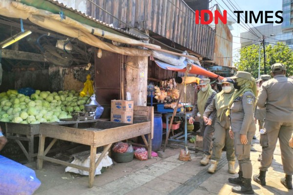 Ratusan Pegadang Pasar Tumpah Di Keputran Ditertibkan