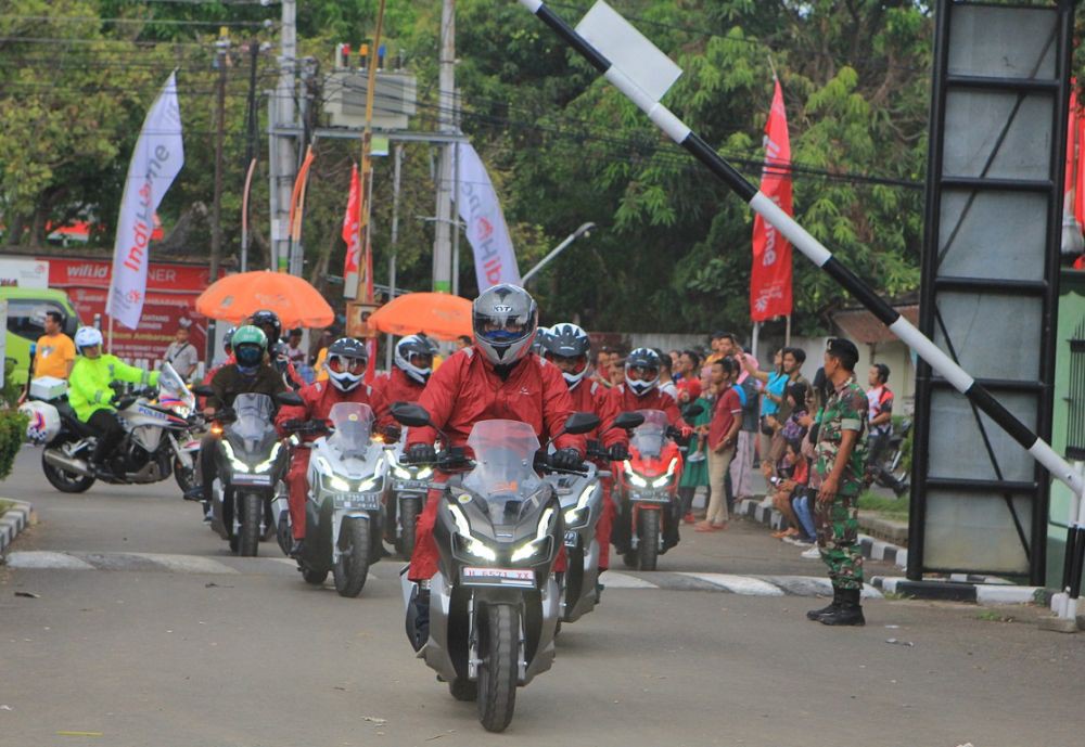 Ribuan Rider Sumatera Meriahkan Honda Bikers Day di Lampung