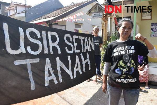 Potret Kondisi Dago Elos Pasca Bentrokan Warga Dan Polisi