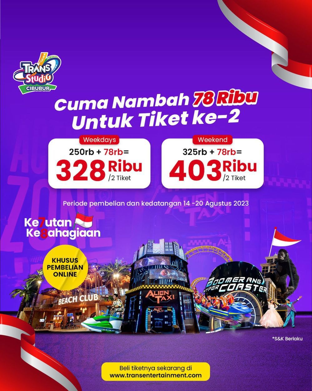 10 Promo Wisata 17 Agustus Di Jabodetabek