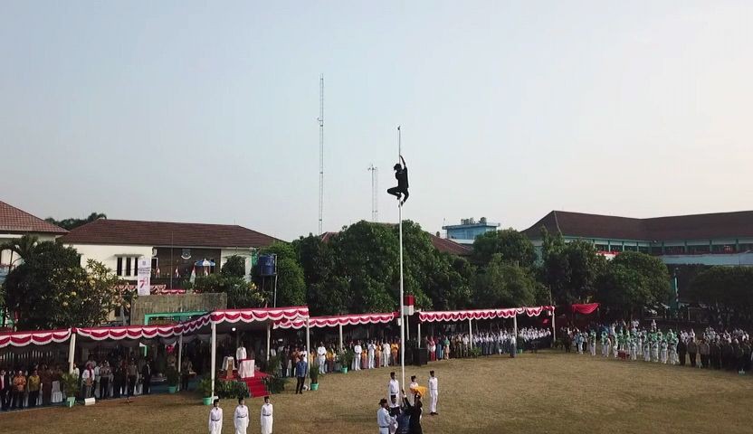 Aksi Heroik Zani Selamatkan Upacara HUT RI di Ciputat