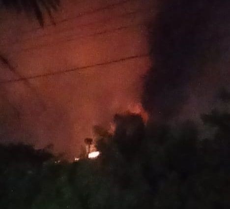 Polisi Selidiki Kebakaran Besar di Pabrik STG PT Pusri Dini Hari Tadi