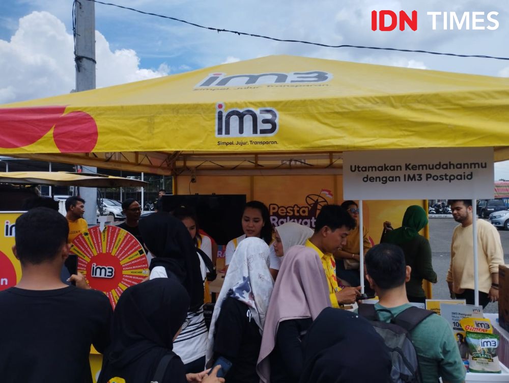 Lomba Tradisional Khas Agustusan Meriahkan Pesta Rakyat IM3 di Medan