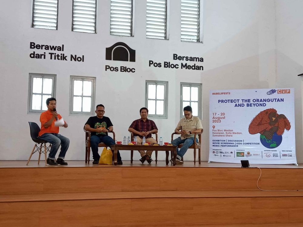 Abelli Fest 2 Sajikan Talkshow Love For Orangutan di Pos Bloc Medan