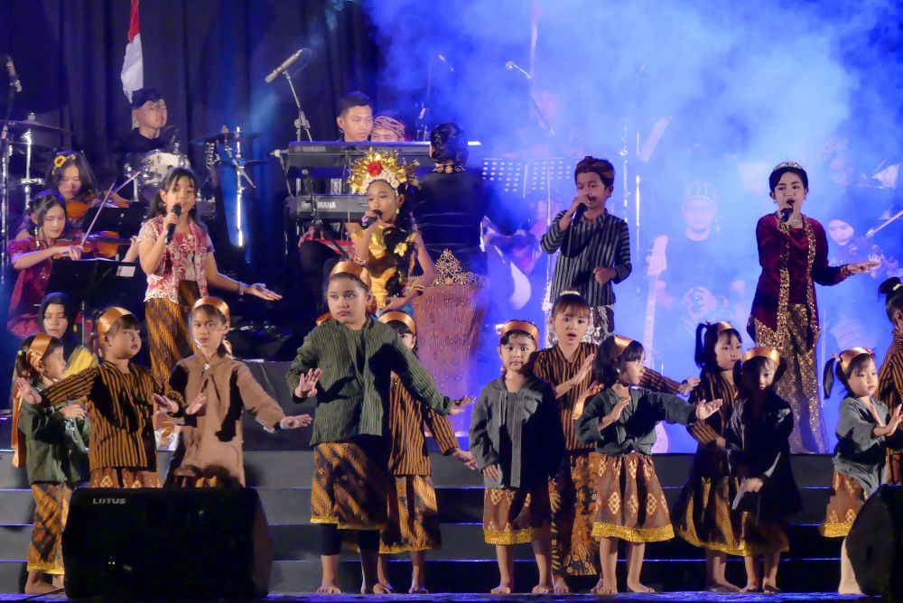 Gema Suara Anak-Anak Semarang dari Konser Keagungan Indonesia