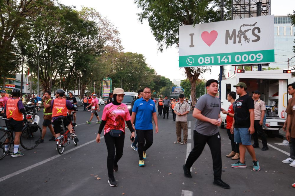 Ribuan Pelari Ramaikan Bank Jateng Friendship Run di Makassar