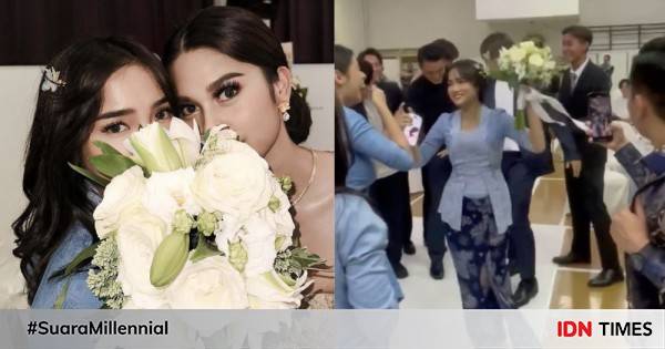 7 Potret Fuji Jadi Bridesmaid Pernikahan Azizah Salsha