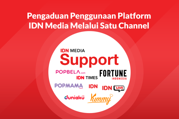 Pengaduan Penggunaan Platform IDN Media Melalui Channel Support