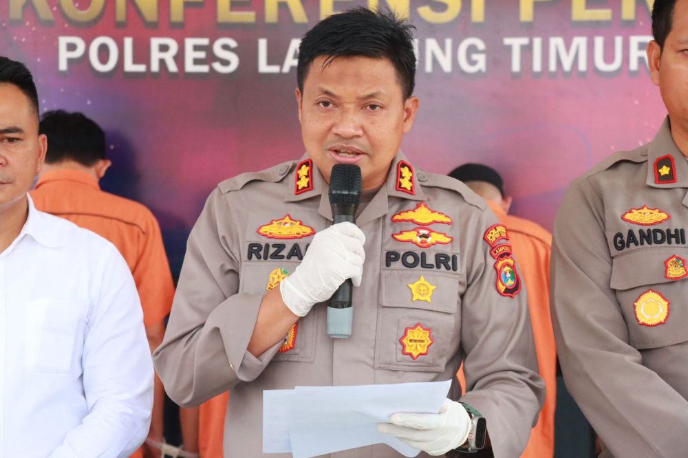 Polisi Bongkar Sindikat Narkoba Lintas Provinsi di Lamtim, 8 Tersangka