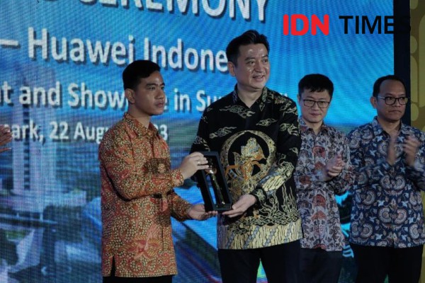 Gibran Gaet Huawei Wujudkan Solo jadi Giga City Pertama di Indonesia