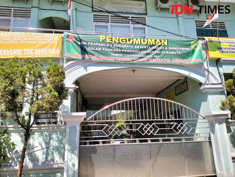 Siswa SMK di Surabaya Mengungsi Karena Sekolahnya Terlibat Sengketa