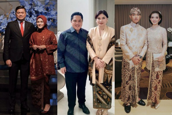 14 Model Kebaya Formal ala Istri Pejabat, Memesona Dampingi