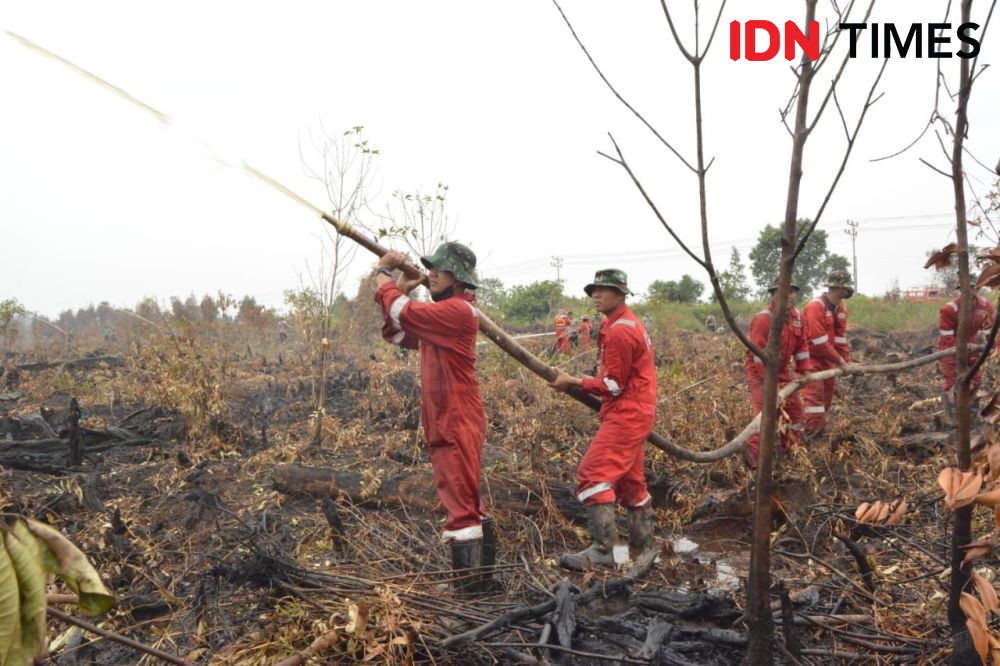 Panglima TNI Turun Tangan Padamkan Karhutla di Kalimantan Barat