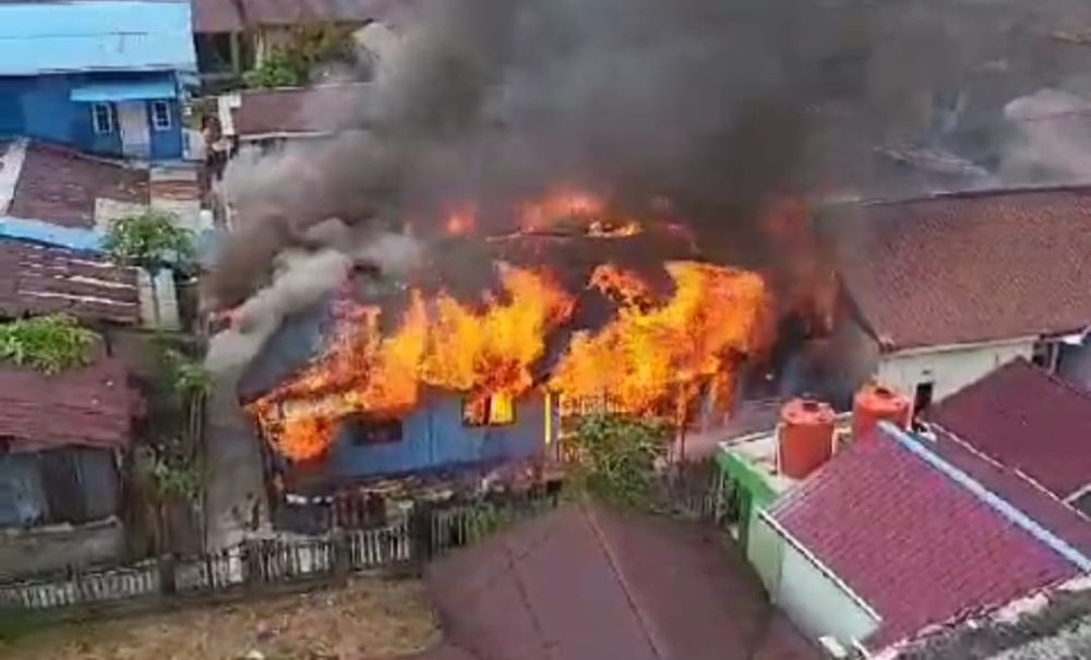 Empat Rumah di Balikpapan Hangus Terbakar, Satu Orang Ditemukan Tewas