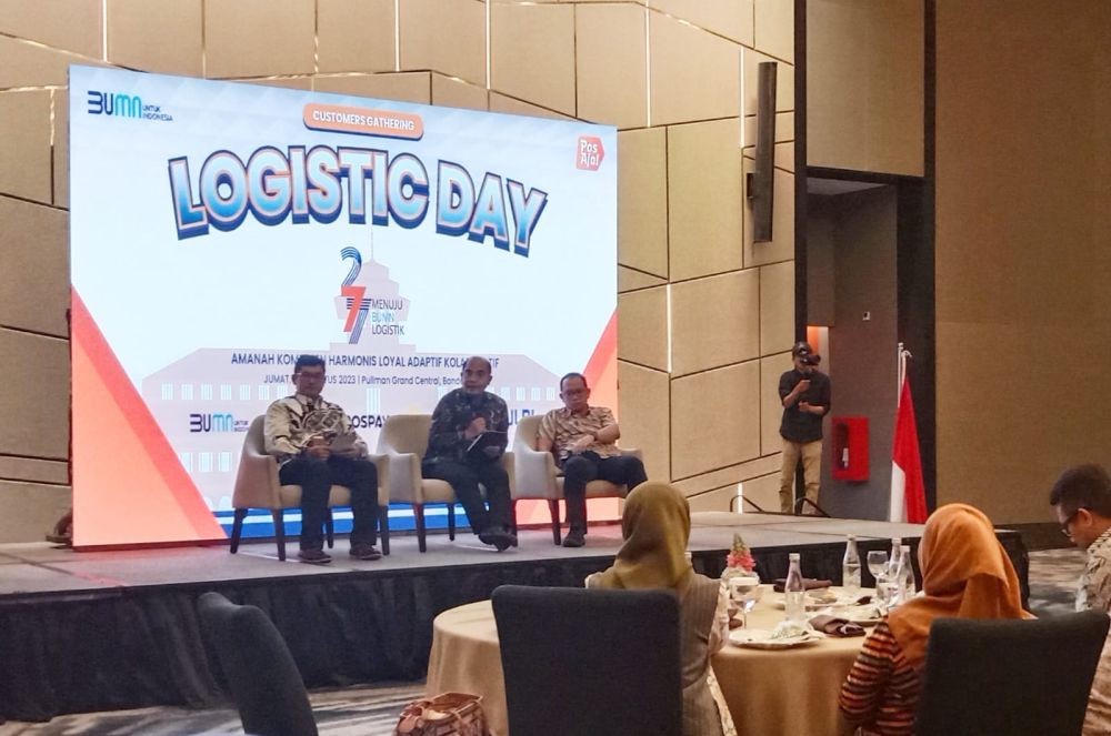 Logistic Day Pos Indonesia Perkenalkan Transformasi Bisnis Kurir dan Logistik