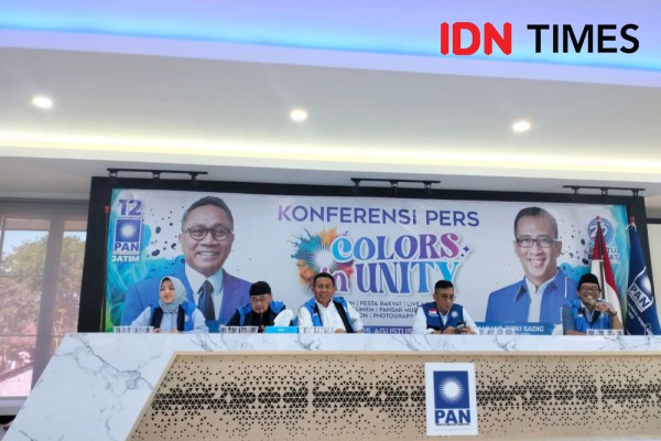 Pikat Suara Anak Muda, PAN Jatim Gelar Color Run di HUT 25 Tahun