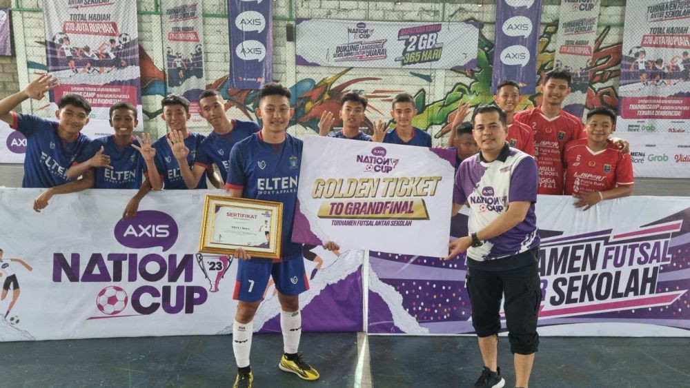 Kece! SMAN 4 Metro Raih Tiket Grand Final Futsal AXIS Nation Cup 2023