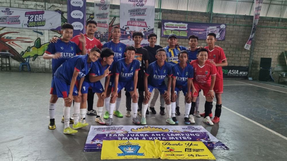 Kece! SMAN 4 Metro Raih Tiket Grand Final Futsal AXIS Nation Cup 2023