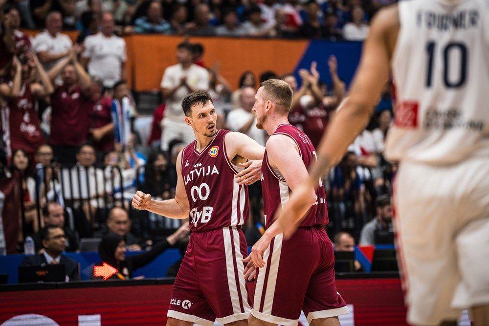 Piala Dunia Basket 2023: Kejar Selisih 12 Poin, Latvia Bekuk Prancis