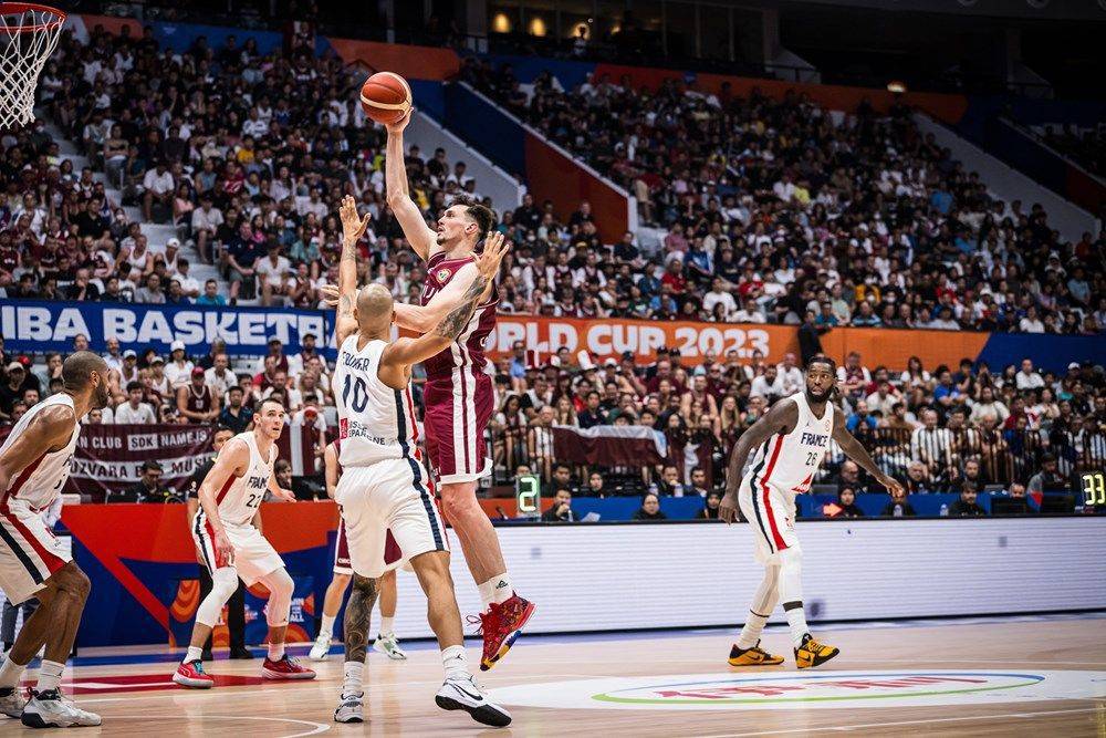 Piala Dunia Basket 2023: Kejar Selisih 12 Poin, Latvia Bekuk Prancis