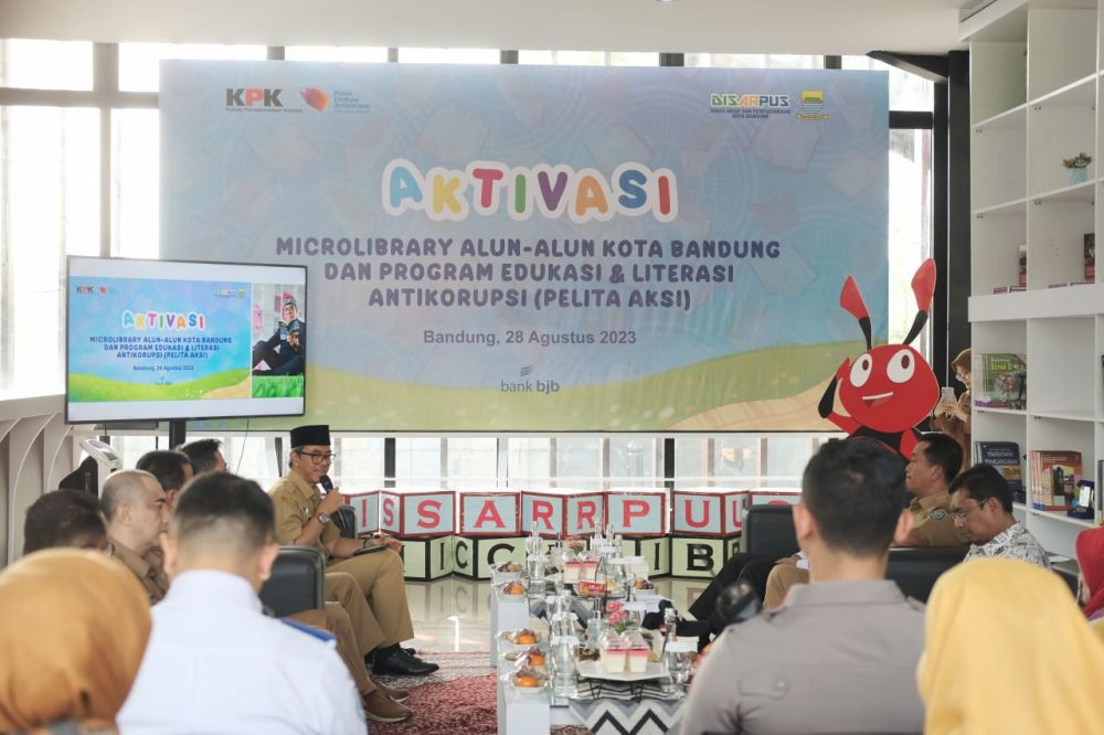 Kota Bandung Miliki Microlibrary Usung Literasi Antikorupsi 