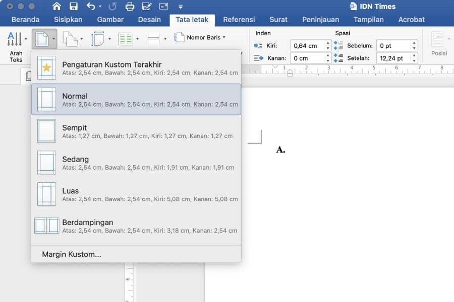 2 Cara Mengatur Margin Di Word, Dokumen Jadi Lebih Rapi