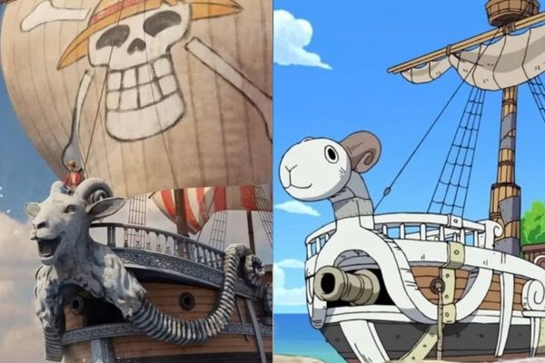 Perbandingan Kapal Bajak Laut One Piece Live Action vs Anime