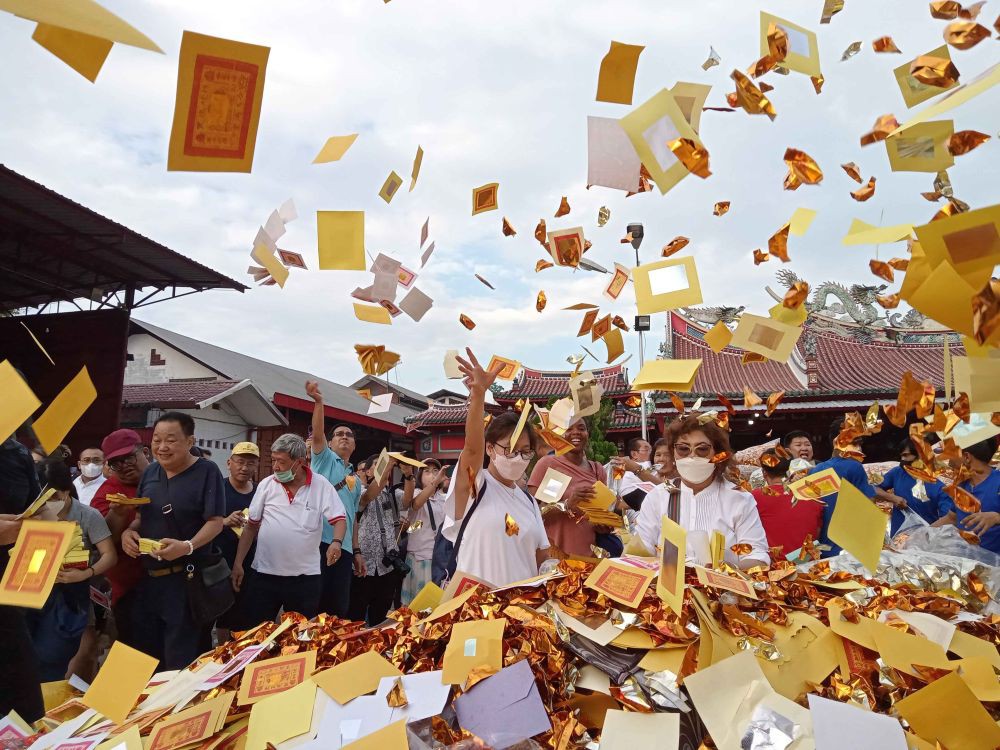 Pengunjung Antusias Rayakan Festival Hantu Lapar di Medan
