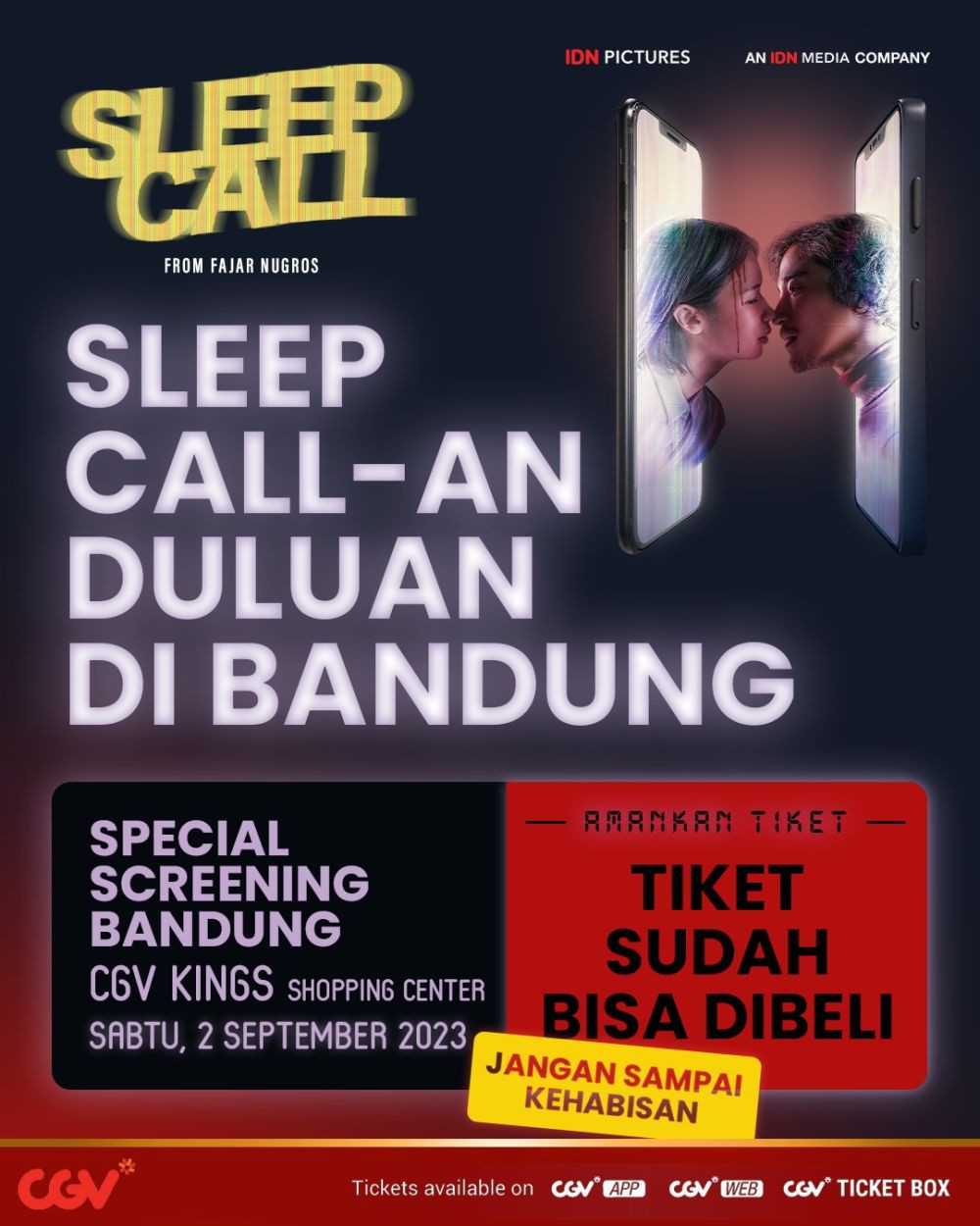 Yuk Nonton, Film Sleep Call Tayang Spesial Lebih Dulu di Bandung