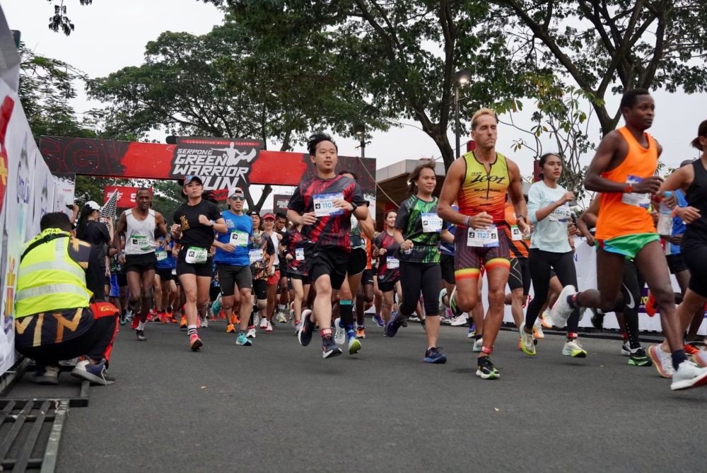 Warrior Run di Serpong Diikuti 2.500 Orang, Banyak Rintangan