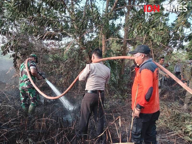 20 Hektare Lahan di Kelurahan Petung PPU Hangus Terbakar 
