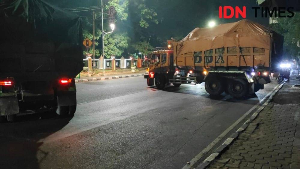 Langgar Jam Operasional, Dishub Paksa Truk Untuk Putar Balik