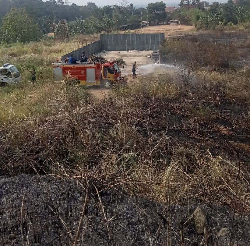 Lagi! Lahan Seluas 4 Hektare di BKP Kemiling Terbakar