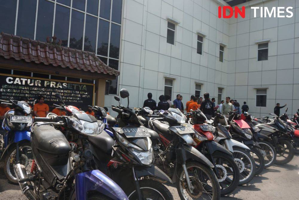 14 Hari Operasi, Polisi Bekuk 29 Pelaku Curanmor Di DIY